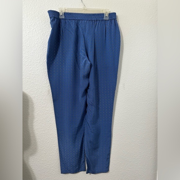Joie Blue Silk Pant. Size M. EUC. - Picture 6 of 6